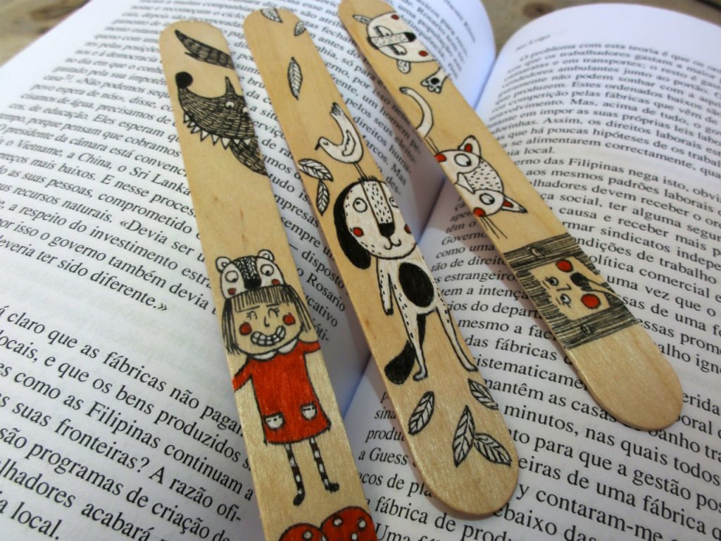 woodbookmark-set