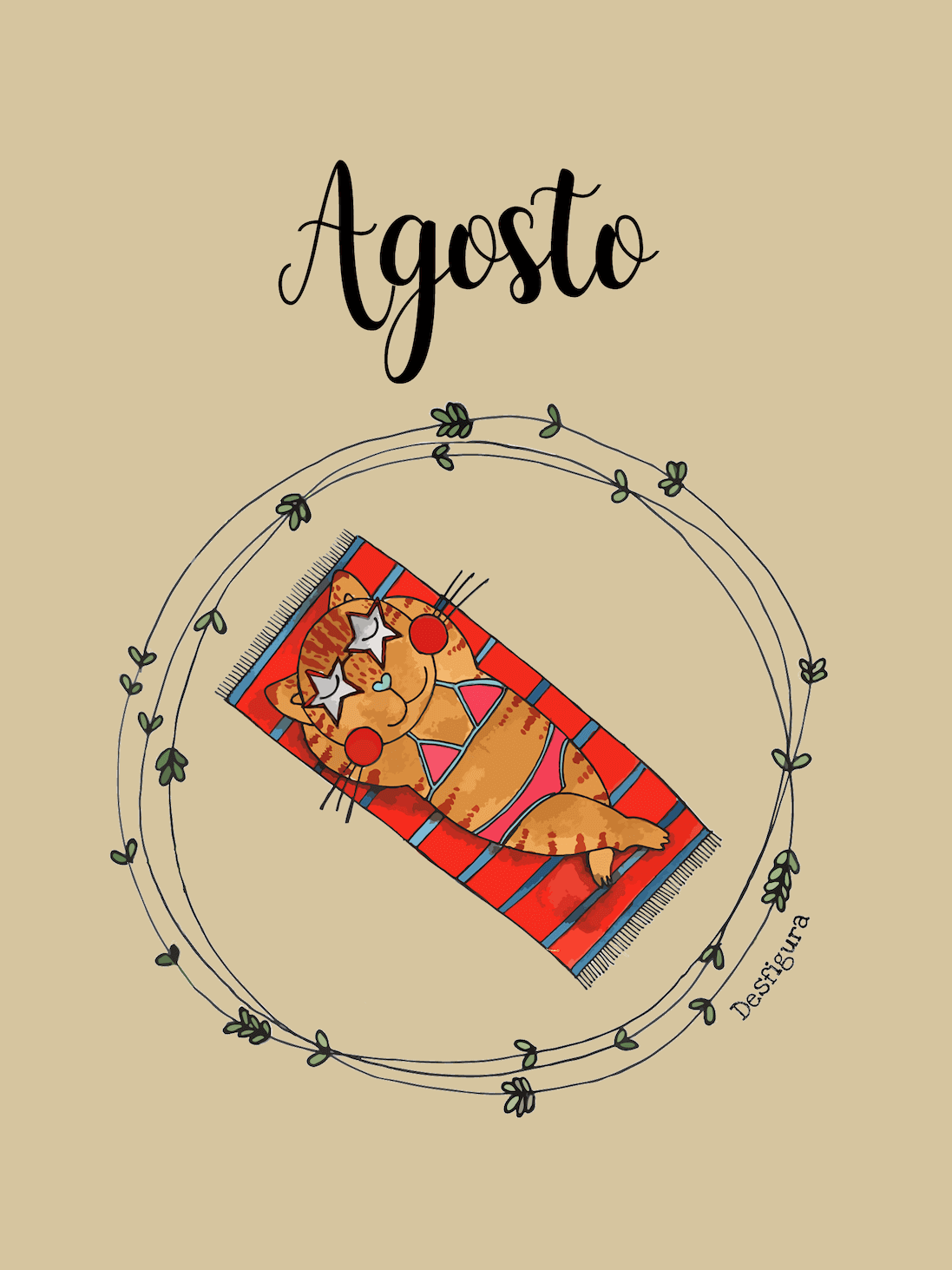 Agosto'23 – Gato de Bikini – PT Cat in a Bikini